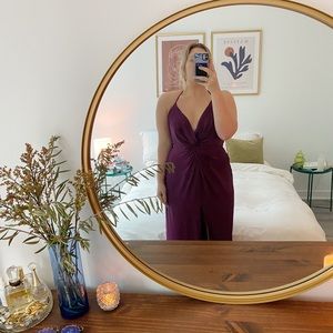 Zara | Purple Satin Slip Dress | XL